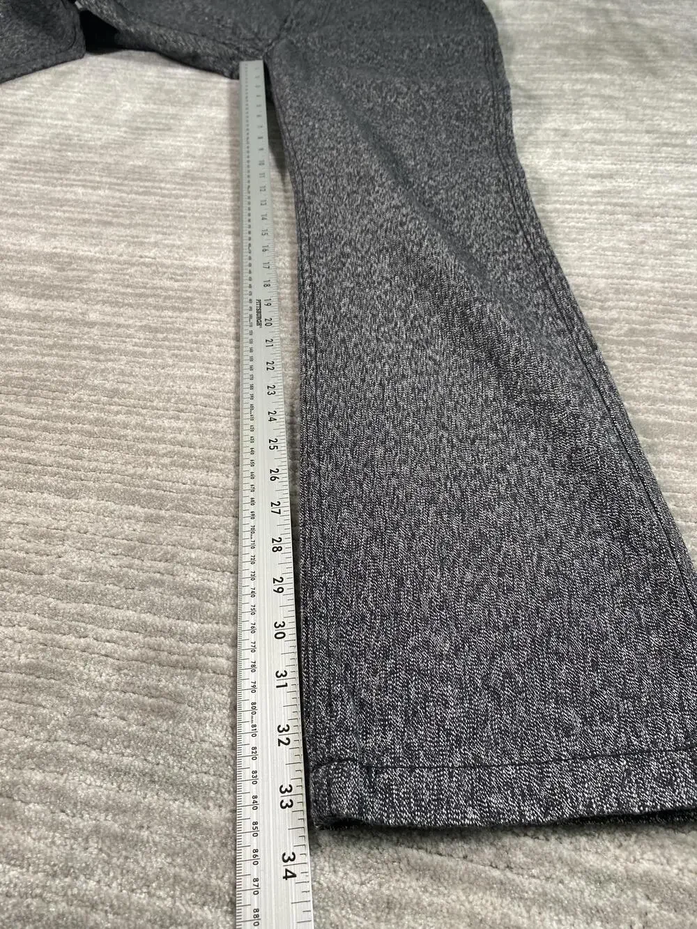 Taylor Stitch Pants Mens 32x32 Gray Tweed Organic Cotton Chino Straight Casual